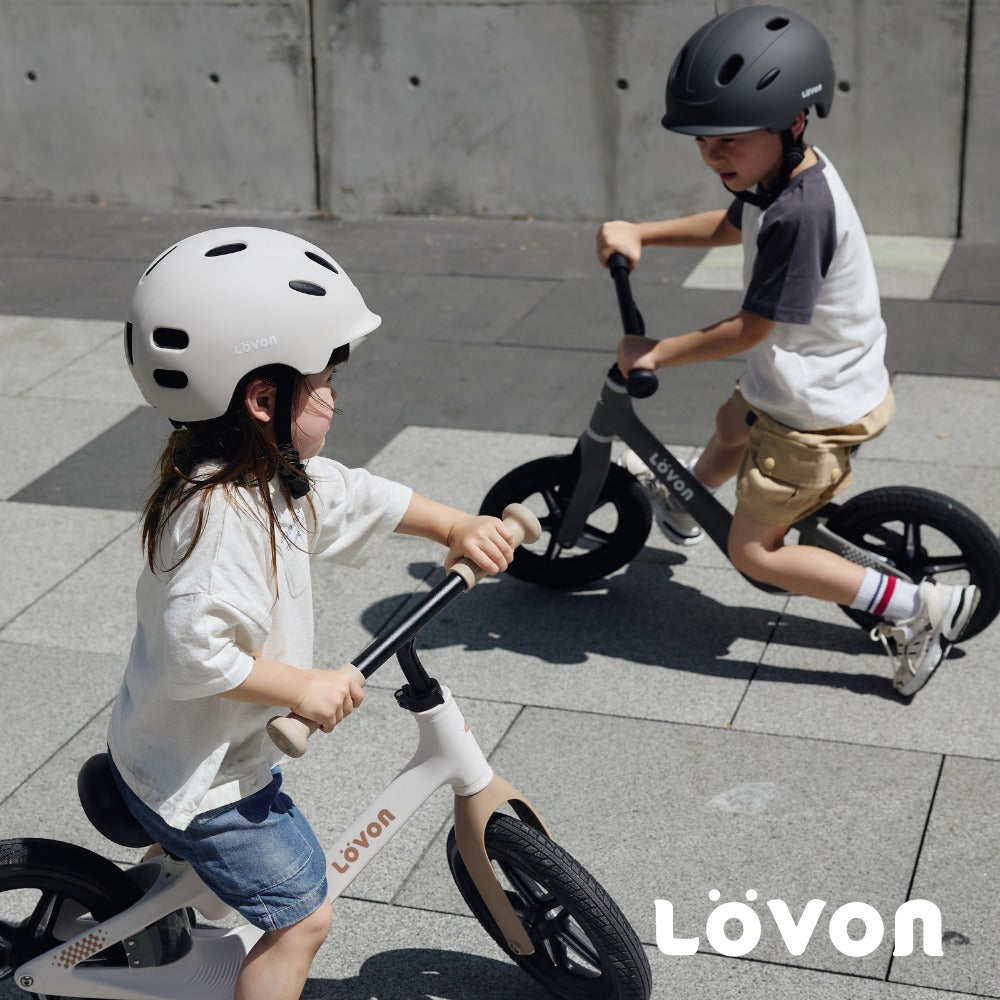 KIVO Kids’ Safety Helmet(Stone Grey/Sand Beige)