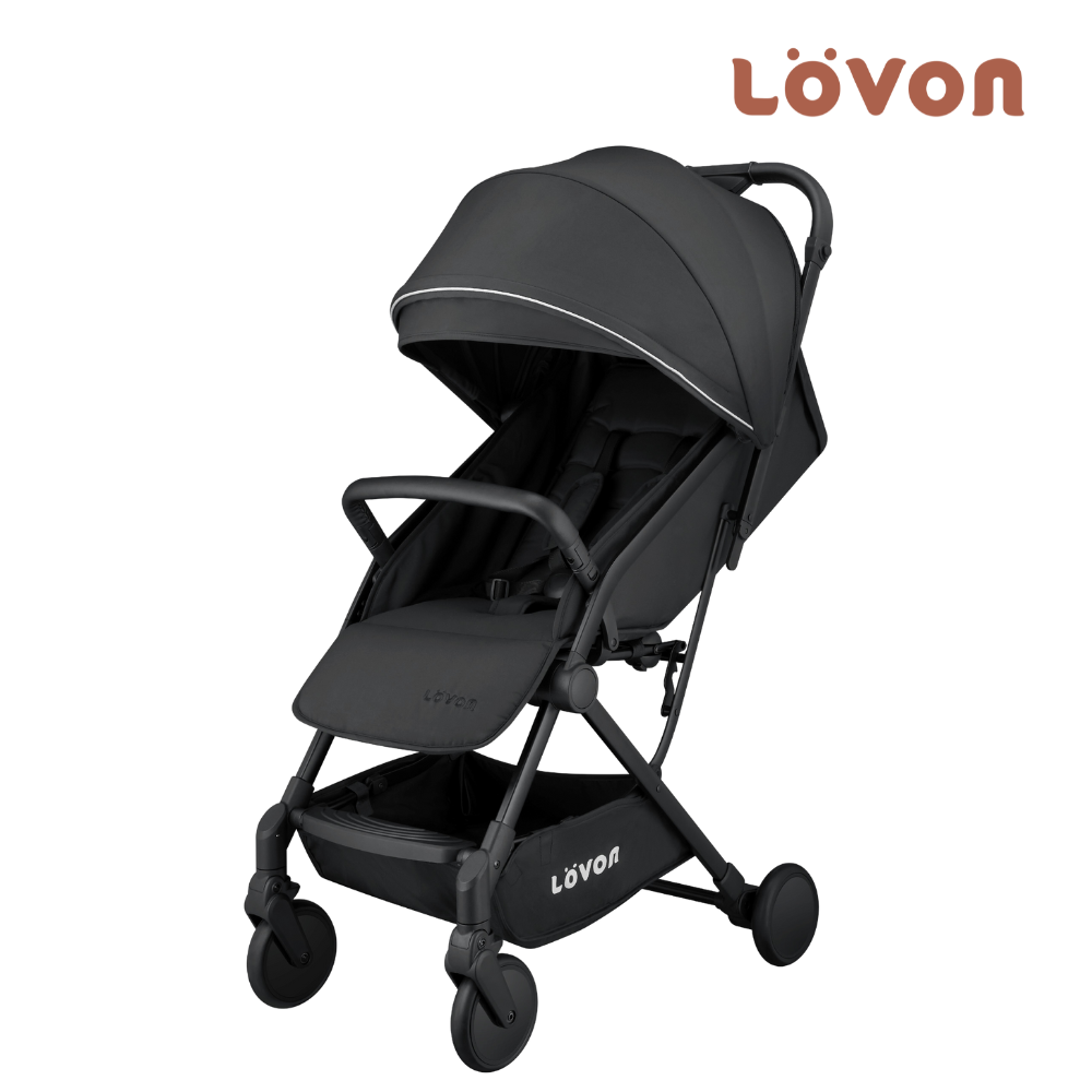 GENIE V Lightweight Travel Stroller-Midnight Black