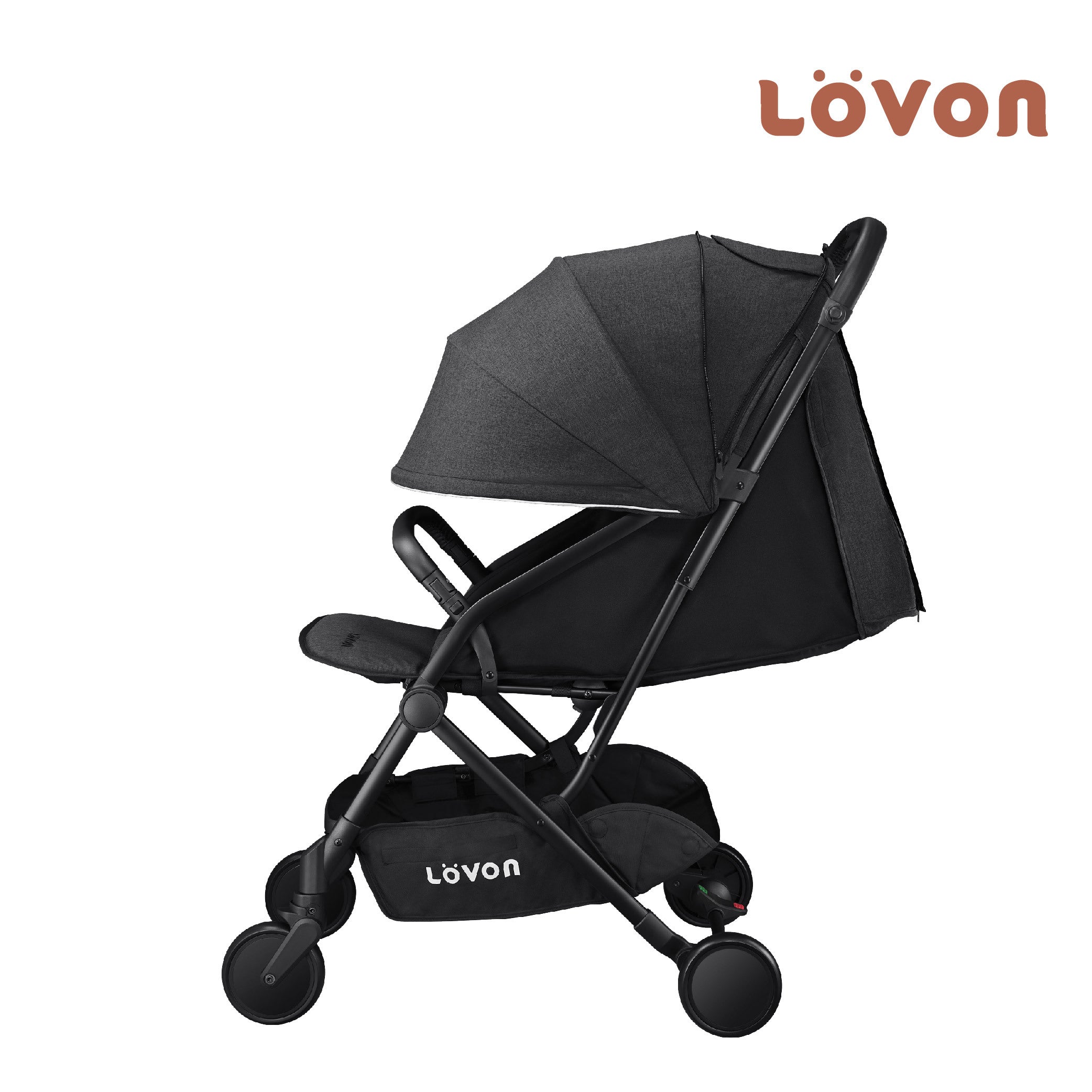 GENIE V Lightweight Travel Stroller-Stone Beige