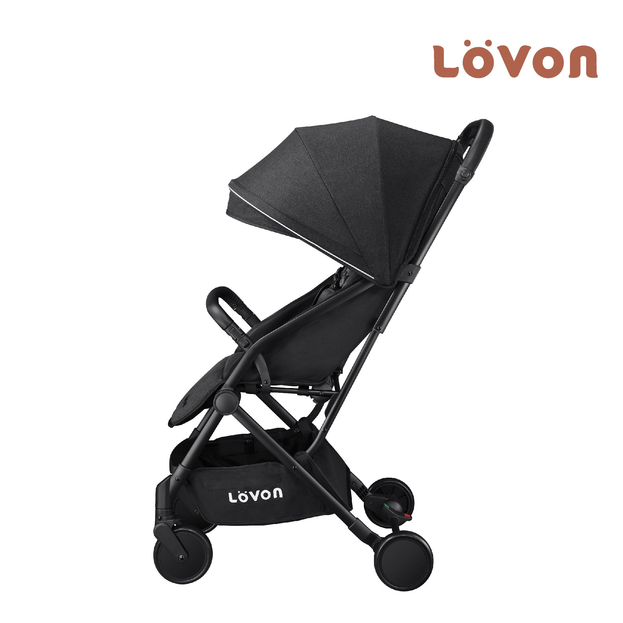 GENIE V Lightweight Travel Stroller-Stone Beige