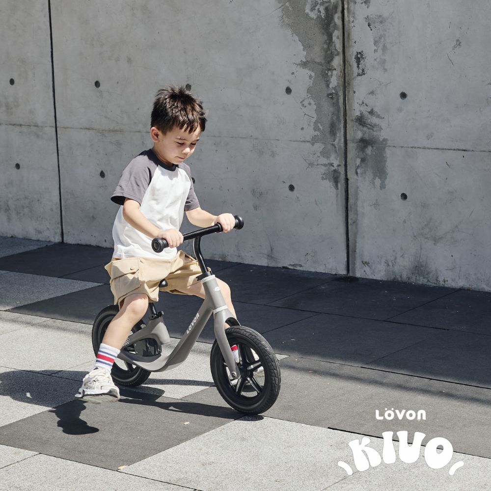 KIVO Kids' Balance Bike(Stone Grey/Warm Sand)